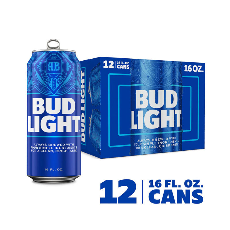 Bud Light 12 Pack - 16oz cans