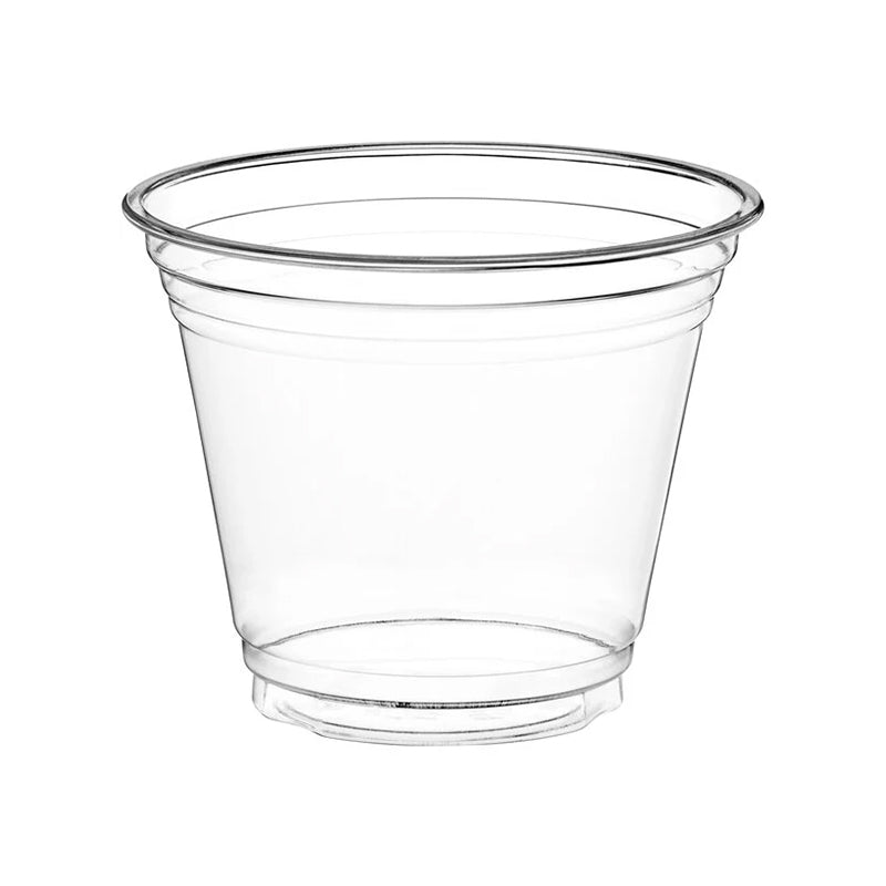 9oz Clear Plastic Cups - 50 Pack