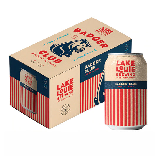 Lake Louis Badger Club Amber Ale - 12 Cans
